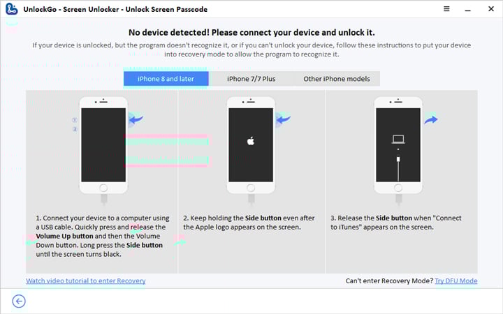 put your device into Recovery Mode